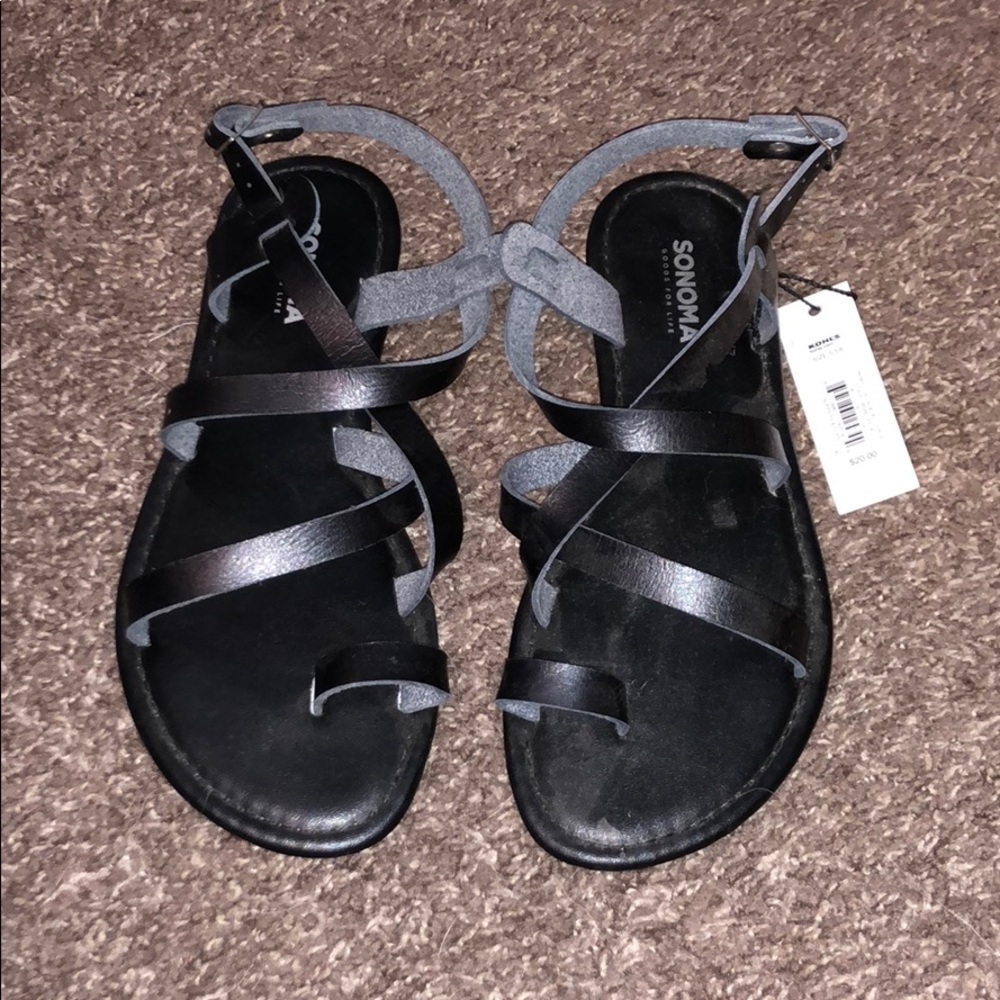 Black sandals